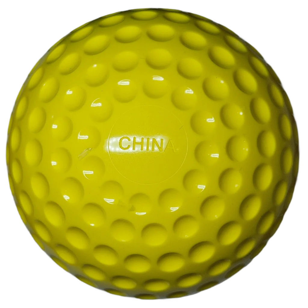 黃色洞洞大壘球96mm - 圖片 1